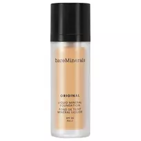BareMinerals, Original Liquid Mineral, Luminous, Liquid Foundation, 18, Medium Tan, SPF 20, 30 ml