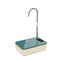Bottle Water Dispenser Portable Electric Water Pump for Camping Office Hotel žalia