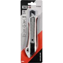 Peiliukas YATO YT-75121 nulaužiamas 18 mm metalinis (plienas SK5)