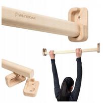 Medinis prisitraukimų skersinis WhiteOak, iki 100 kg, medžio spalvos