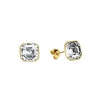 Sidabriniai auskarai moterims DiamondSky „Imperial II“ su Swarovski kristalais