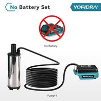 YOFIDRA 50–80 L/min Galingas elektrinis vandens siurblys Alyvos siurblys Degalų papildymo pistoletas Panardinamas automobilinis siurblys Makita 21V baterijos jungikliui Without Battery