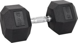 Šešiakampis hantelis inSPORTline Hexsteel 37.5kg