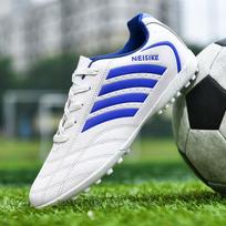 Futbolo Batai Vyrams Moterys Berniukai Merginos Lauko Tf Futbolo Batai Neslystantys Sneakers Unisex Sportiniai treniruokliai Dydis 31 -44 Turf Futbolas 31 juoda