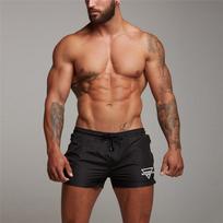 „Muscleguys“ vyrų krepšinio vasaros šortai, plaukimo paplūdimyje, treniruotės Priežastys, kvėpuojančios bėgimo kelnės M juoda