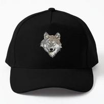Vilkas Beisbolo Kepuraitė Kepurė Gobtuvas Lauko Vasarinė Žvejyba Atsitiktinė Juoda Moteriška Saulės Unisex Vienspalvė Berniukų Snapback Kepuraitė Black
