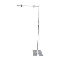 Poster Stand Adjustable Height for Table Sturdy Retractable Movable Clips Multipurpose Banner Holder Sign Holder Sign Stand 30 to 50 cm High