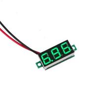 DC voltmetras 3-30V - 0.36' - žalias LED - be korpuso
