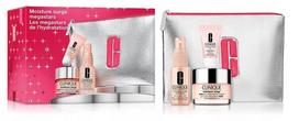 Rinkinys Clinique Moisture Surge moterims: veido kremas, 50 ml + veido purškiklis, 30 ml + lūpų balzamas, 7 ml + kosmetinė, 1 vnt.