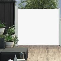 Ištraukiama šoninė kiemo pertvara vidaXL, 100x300cm, rusva