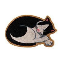 Iš kokoso pluošto grindų kilimėlis 40x60 cm Cat – Casa Selección
