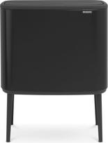 Brabantia Šiukšliadėžė Bo Touch Bin matinė juoda 3 x 11 l