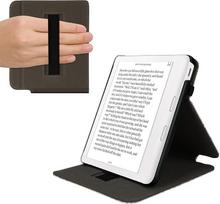 kwmobile dėklas, suderinamas su "Kobo Kobo Libra Colour" / "Tolino Vision Colour" dėklu - dėklas su kilpa ir stovu - kelioniniai užrašai, juodas, įvairiaspalvis