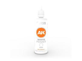 AK Interactive - WHITE PRIMER – 3rd generation baltas gruntas, 100ml, AK11240