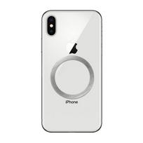 Universalus apvalus diskas / magnetinis žiedas suderinamas su MagSafe sidabrinis