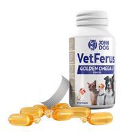 JOHN DOG VetFerus Auksinė žuvų taukų - papildai šunims ir katėms – 30