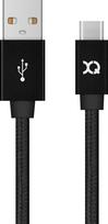 USB cable Xqisit USB-A - USB-C 1.8 m Black (112200)