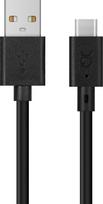 USB cable Xqisit USB-A - USB-C 3 m Black (112294)