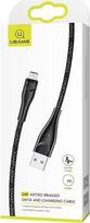 USB cable Usams USB-A - Lightning 3 m Black (63790-uniw)