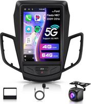 4+64G "Android" automobilinis radijas "Ford Fiesta MK7 2009-2016" 9,7 colių jutiklinio ekrano automobilinis radijas su belaidžiu "Carplay" "Android Car Mirror Link" "Bluetooth" FM/RDS/DAB/DVR/EQ WiFi GPS atbulinės eigos kamera
