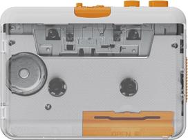 Nešiojamasis kasetinis magnetofonas Mono / dviejų kanalų USB kasetinis magnetofonas per USB konvertuoja kasetes į MP3 / CD keitiklį, suderinamas su nešiojamaisiais ir asmeniniais kompiuteriais su 3,5 mm ausinių lizdu, stereofoninio garso efektas.