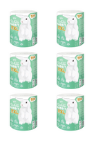 Popieriniai rankšluosčiai GRITE White Rabbit  XXL, 2 sl., 1 rit., 6 vnt.