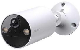TP-Link TAPO C410 SMART WIRE-FREE SECURITYCAMERA (4 vienetų pakuotė), 1/2,8 colio progresyvaus skenavimo „Starlight“ CMOS jutiklis, židinio nuotolis: 3,17 mm, diafragma: F1,65, matymo laukas: 125° (įstrižai), 111° (horizontaliai), 56° (vertikaliai), maksimali raiška 2K 3MP (2304 × 1296 pikselių)