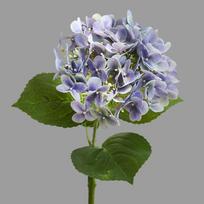 DIA16cm Hortenzijos Dirbtinės Gėlės Vestuvių Namų Dekoras Realus Lietimui Lateksas Namų Dekoravimui Nuotakos Puokštė Vestuvių šviesiai violetinė spalva