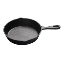 Cast Iron Frying Pan With Drip Nozzle Pre Seasoned Oven, Safe Cookware Camping Indoor And Outdoor Cooking 10CM