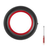 Dyson V12 V10slim SV18 dulkių siurblio dulkių konteinerio viršutinis fiksuotas sandarinimo žiedas, pakaitinis priedas, priedai
