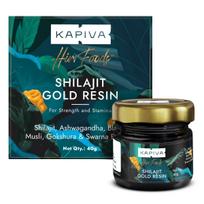 Kapiva Shilajit Gold Derva 40 g Super Taupantis Paketas Kasdieniam Veiklumui Palaikyti Jėgai Ištvermei Ir Treniruočių Atsistatymui