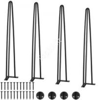 71 cm juodos stalo kojos (4 vnt., 408,2 kg talpa, 3 strypai)