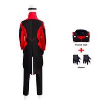 Dr. Eggman Cosplay kostiumas Anime Hedgehog 2 Ivo Robotnik Helovinas vyrams Drabužiai Paltai Pirštinės Įvairūs Akiniai Karnavalinė Uniforma XL 55-60kg juoda