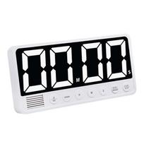 Didelis LED ekrano laikmatis Skaičiuojantis/Atgalinis laikmatis Klasės, Namų, Stalo, Magnetinis, Maisto gaminimo, Skaitmeninis laikmatis Chronometras balta