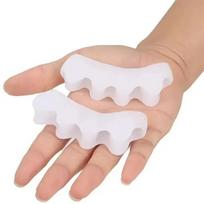Protective Toe Separator Suitable Bunion Yoga Gel Silicone Hammer Toes Corrector for Women Men Straighteners Overlapping 1 Pair balta