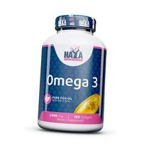 Omega 3 suaugusiems, Omega-3 1000, Haya 100 minkštųjų kapsulių (67405002) 100softgels