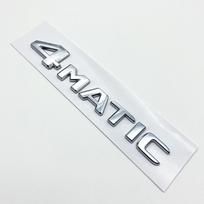 4MATIC Kamieno Raidės Emblema Lipdukas A B C E G S ML SL CL GLA CLA Klasės AMG sidabras