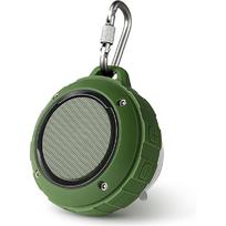 Lauko vandeniui atsparus Bluetooth garsiakalbis, belaidis nešiojamas mini dušo kelioninis garsiakalbis su žemų dažnių garsiakalbiu, sustiprintais žemaisiais dažniais, įmontuotu mikrofonu sportui, prie baseino, žalia