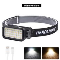 K372 LED priekinis žibintas COB žibintuvėlis Įmontuota 18650 baterija IPX4 atsparus vandeniui Priekinis žibintas Žygio žibintas Nešiojamas stiprus šviesos lauko naktinis bėgimas K351
