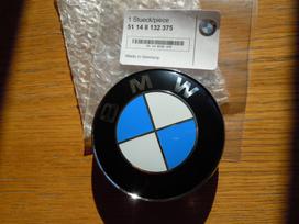 BMW originalios dalys (Importuota iš Vokietijos) 51148132375 Emblemos rinkinys, 3,2 colio (82 mm) (Tikras 8.2 x 1.5 x 8.2cm