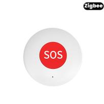 Tuya Zigbee / WIFI SOS pagalbos skambučio mygtukas Dalijimasis su šeima programėlėje Avarinis signalizatorius pacientams, vaikams, pagyvenusiems žmonėms su pakabinamu lyneliu