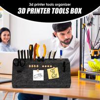 3D Printer Tools Box Compact 3D Printer Tools Storage Desktop Accessories Case With 24 Slots Felt Holder For Craft Workshop CHINA