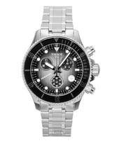 Tissot Seastar 1000 Chronograph Nerūdijančio plieno Juodas ciferblatas Kvarcinis Nardytojo T120.217.11.061.00 300M Vyriškas laikrodis juoda