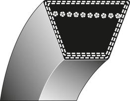 Pavaros diržas vejos traktoriams 17-781