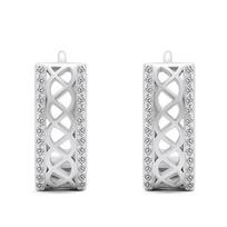 Sidabriniai auskarai su cirkoniu moterims Brilio Silver EA482W sBS2067