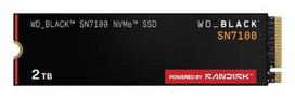 SSD|SANDISK|Read speed 7250MB/s|Write speed 6900MB/s|NVMe Yes|PCI Express 4.0|M.2|2000GB|POWERED BY SANDISK|Black SN7100|WDS200T4X0E