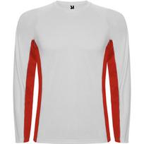 Ilgų rankovių marškiniai vyrams SHANGHAI L/S, balti/raudoni
