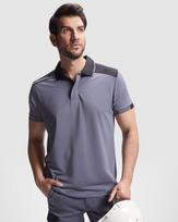Unisex polo marškiniai SAMURAI, švino/juodi