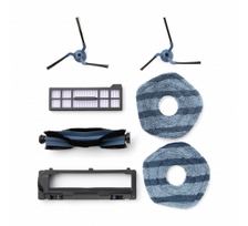 Anker Eufy | Replacement Parts Kit for eufy X10 Pro Omni Robot Vacuum, Roller Brush with Bristles and Rubber, Brush Guard, 2 Side Brushes, Washable Filter, and 2 Mop Cloths