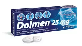 DOLMEN 25 mg plėvele dengtos tabletės N10